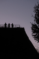 城址から眺める