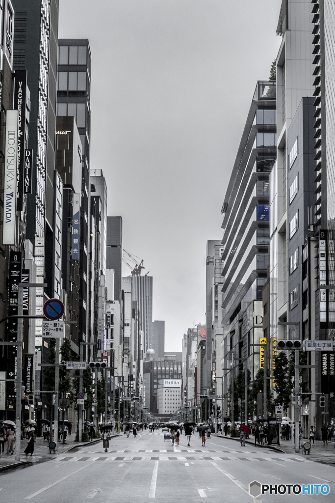 灰色の銀座