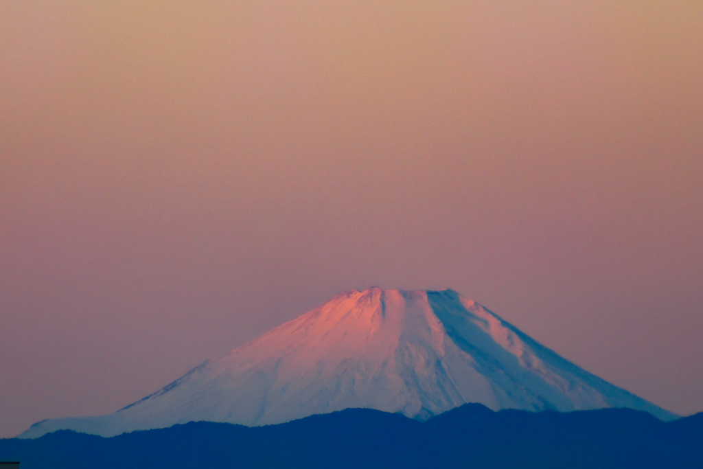 夜明け時の富士山②