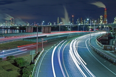夜のプラント