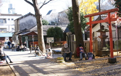 晩秋の写生
