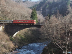 第四平石川橋梁「降雪前」