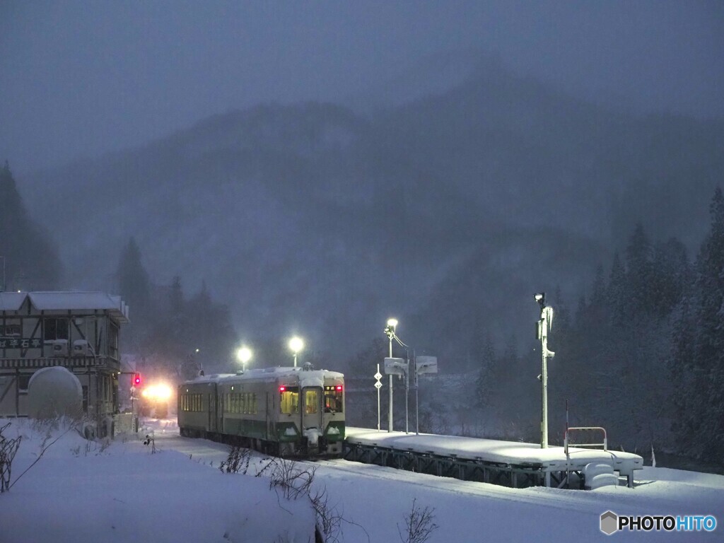 大白川駅 AM6:00