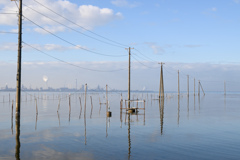 朝の久津間海岸