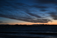 夕暮れ