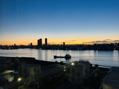 旅先の朝方