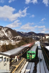 湯けむりの駅と風っ子