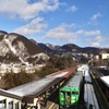 湯けむりの駅と風っ子