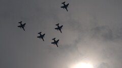 ブルーインパルス万博予行飛行