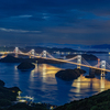 来島海峡大橋　夜景