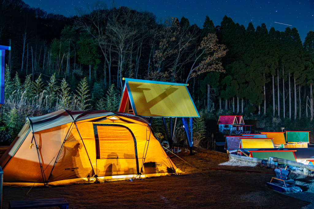 キャンプ場の夜　１