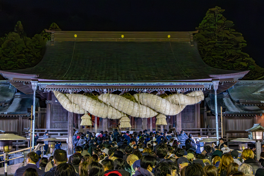 福岡県　宮地嶽神社　元日　初詣