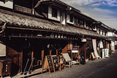 倉敷、午後の光と影