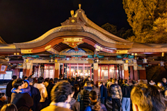 佐賀県　祐徳稲荷神社　三社参り