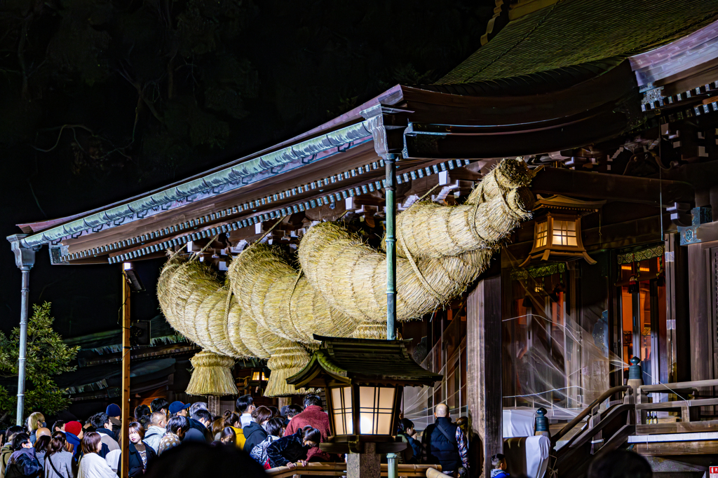 福岡県　宮地嶽神社　元日　初詣