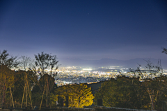 ABURAYAMA FUKUOKA Campfield_サイトからの夜景