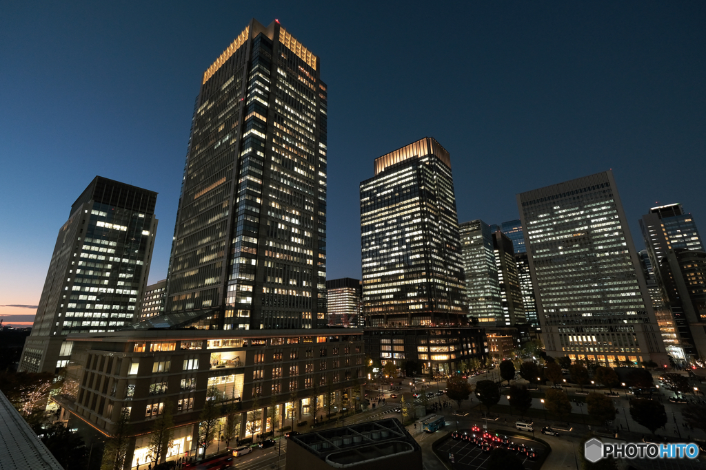 東京駅周辺夕景 1