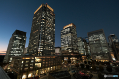 東京駅周辺夕景 1