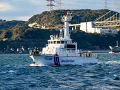 関門海峡を走る