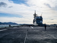 護衛艦いせの飛行甲板