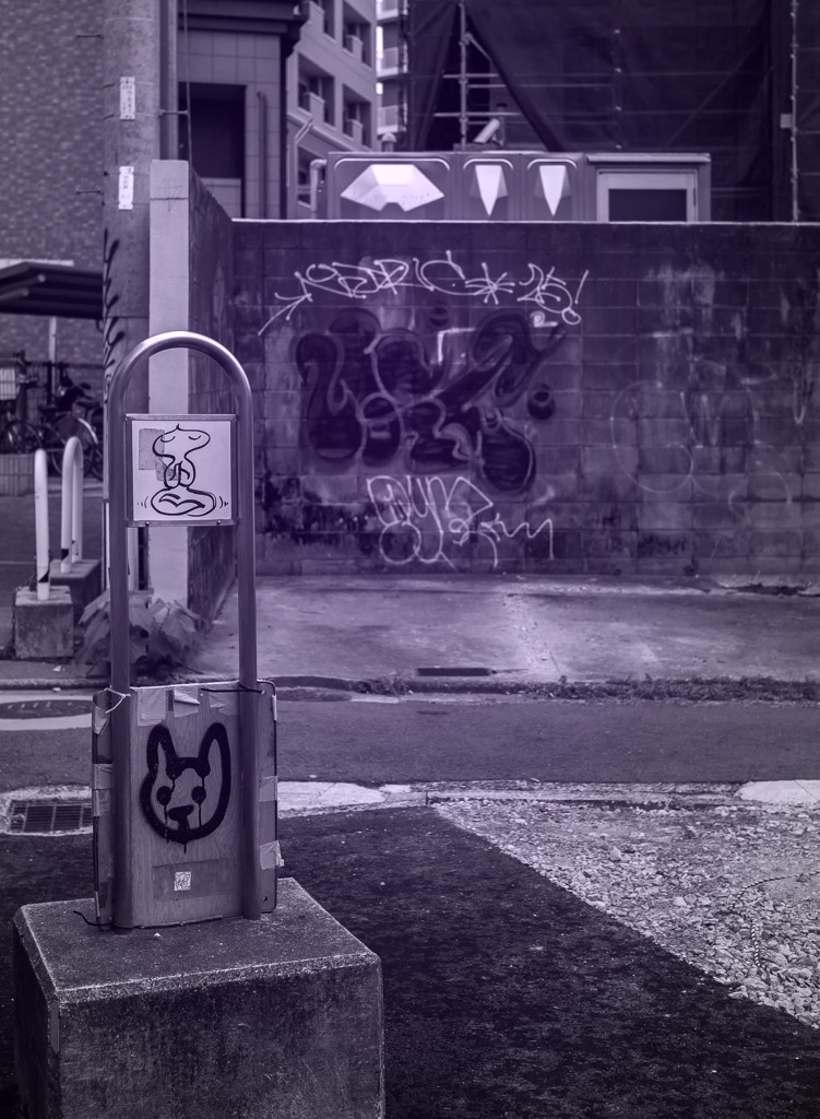 路地裏の芸戯