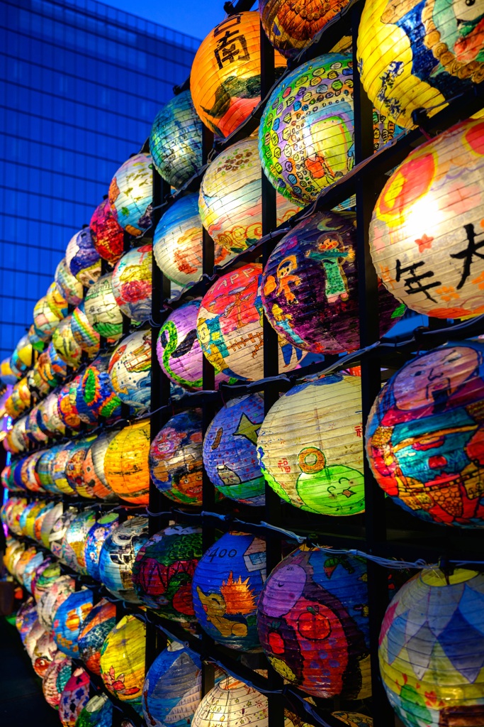 春節の壁灯り