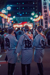 國廣神社の祭り女衆