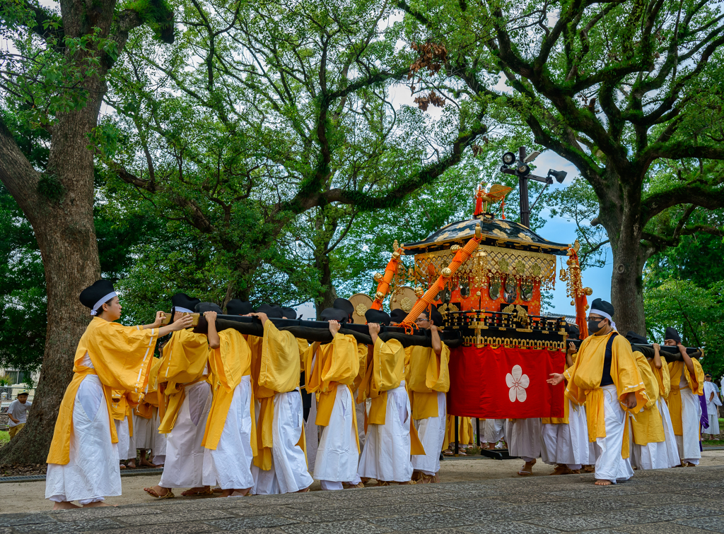 道真公を天満宮へ
