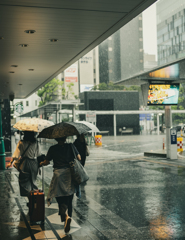 mouvement de la pluie