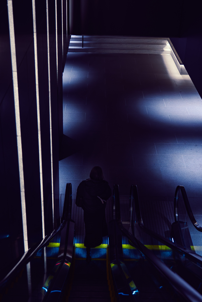 メランコリックな自動階段