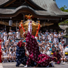獅子舞で幕開け