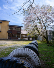 童を待つ校庭にて-4