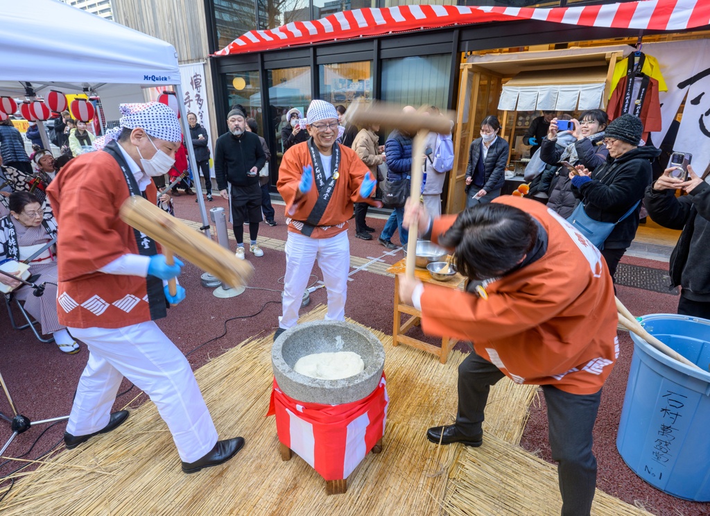 老舗菓子店のお餅はじめ