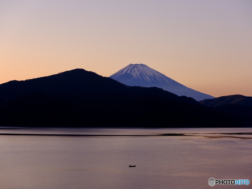 芦ノ湖夕景