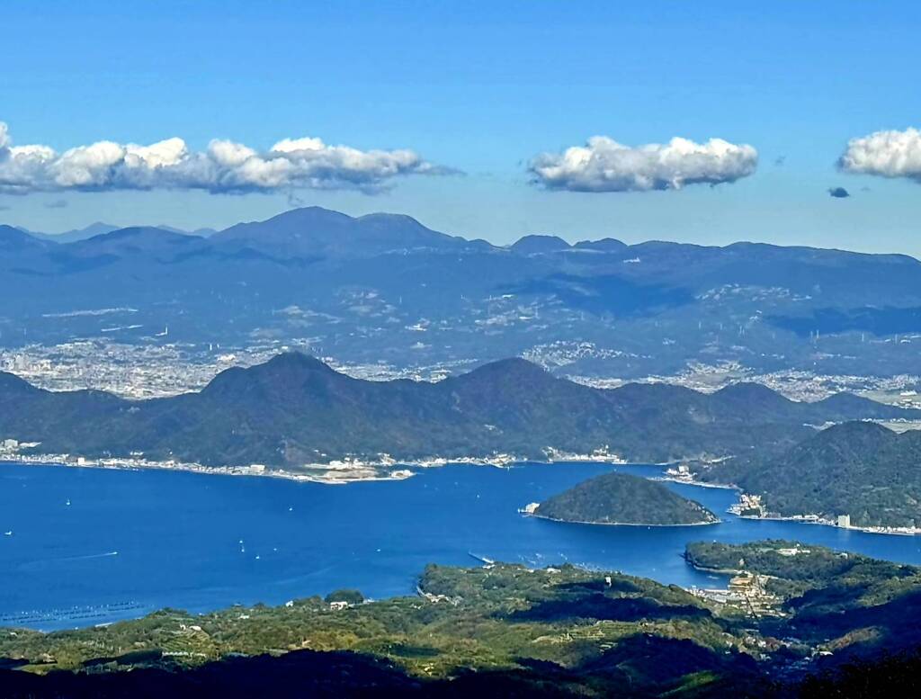 達磨山から見た駿河湾