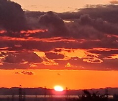 夕日