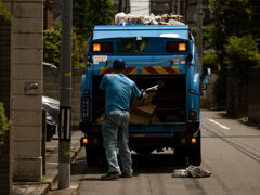 住宅街で活躍