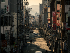 夕陽が射すにはまだ早かった