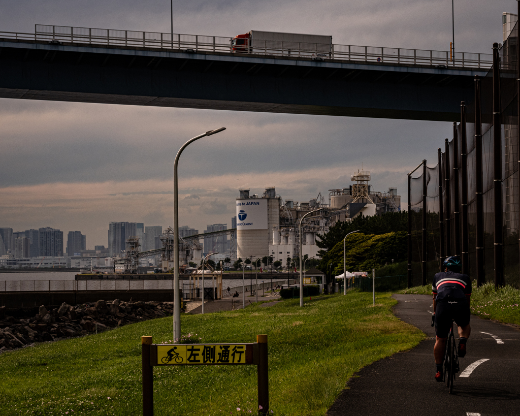東京湾のサイクリングコース