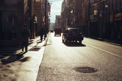 朝、急に晴れてきた