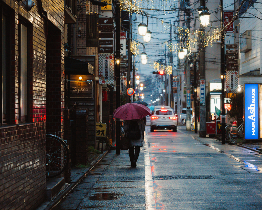 予報通りの帰り路