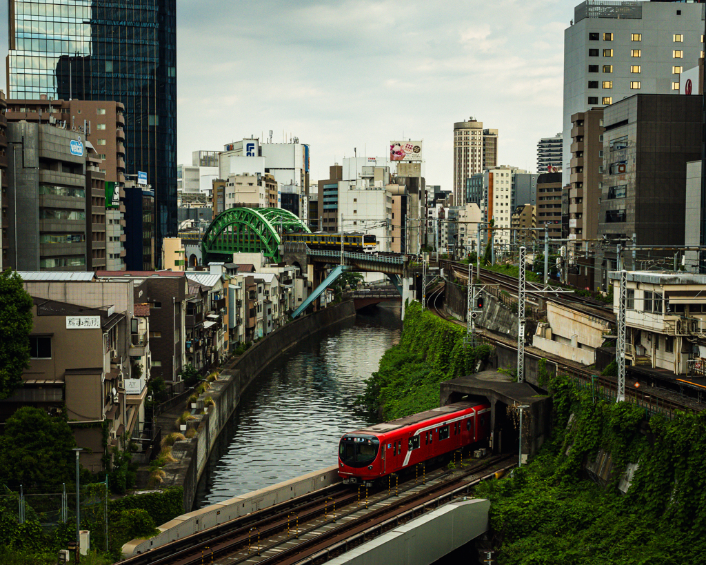 中央線が、来てません