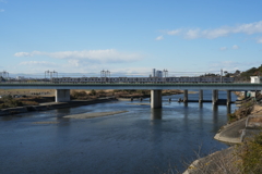 冬の多摩川