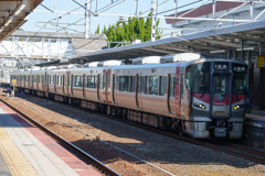 山陽本線を走る列車