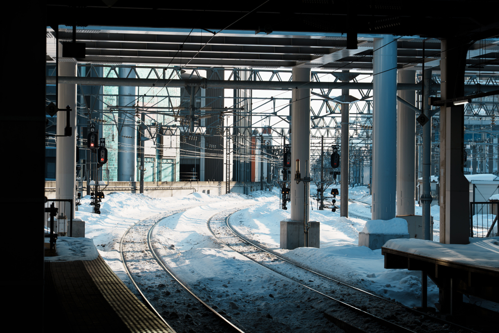冬の札幌駅