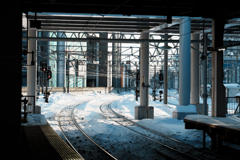冬の札幌駅