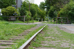 夏の手宮線廃線の路