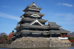 秋の松本城