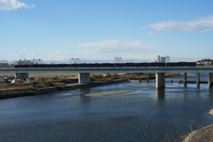 冬の多摩川