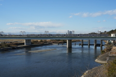 冬の多摩川